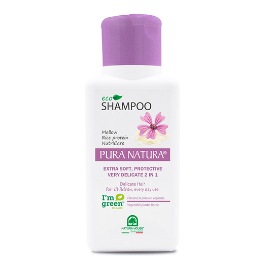 szampony do włosów Pura Natura Eco Szampon delikatny i ochronny 2w1 dla całej rodziny