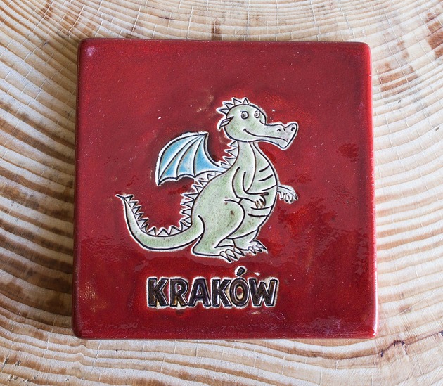 dodatki - różne Podstawka/pamiątka KRAKÓW SMOK