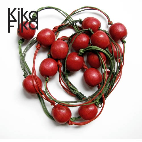 czerwone korale Kika Fika