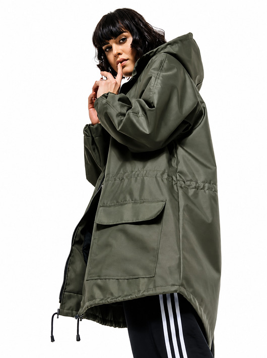 kurtki damskie Kurtka / płaszcz typu parka khaki