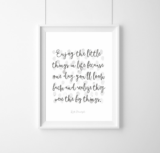 PLAKAT–Enjoy the little things in life...A3 wejustlikeprints