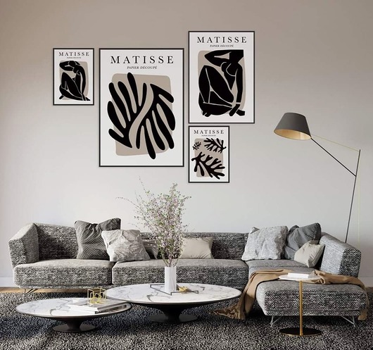 plakaty Zestaw plakatów Matisse  - gotowa ściana