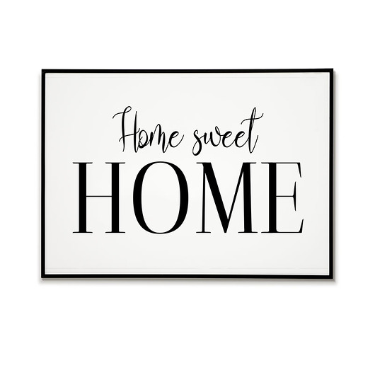 plakaty Plakat, grafika Home sweet Home - napis