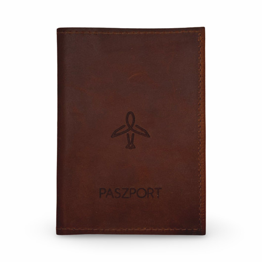 pokrowce i etui - różne Skórzane Etui na Paszport - Parker Quality