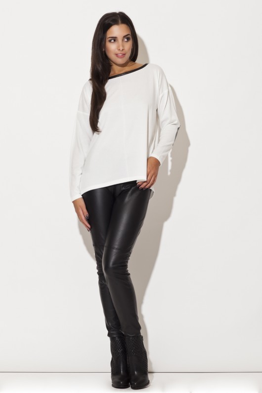 Sweter K118 Ecru Lenitif
