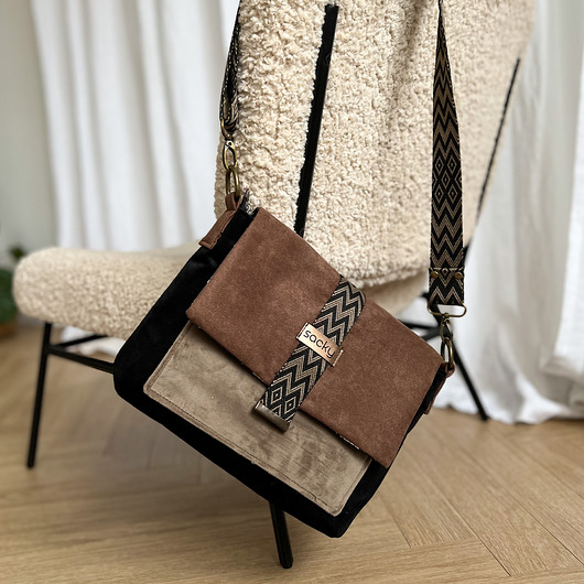 torby na ramię Torebka damska boho classic nude