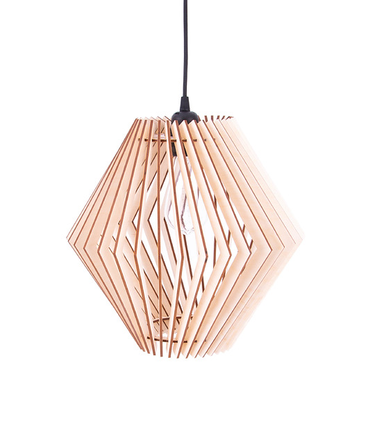 Lampa sufitowa ZE SKLEJKI DO KUCHNI JADALNI DREWNO smxdsgn