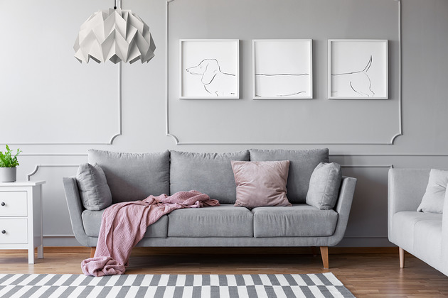 lampy wiszące Lampa wisząca origami ICEBERG L perłowa