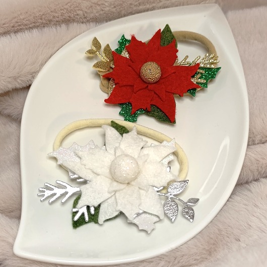 ozdoby do włosów dla dzieci Świąteczna miękka opaska na głowę dla dziewczynek, dla maluszka