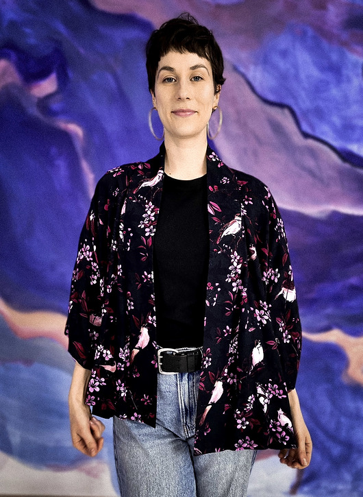 bluzki kimonowe damskie KIMONO krótkie / kopertowa BLUZKA / NARZUTKA, czarny-róż (100% wiskoza)
