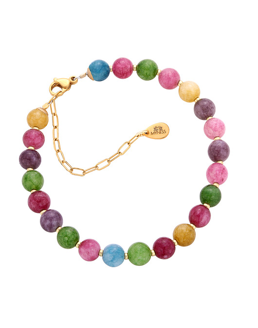 bransoletki z kamieni naturalnych Bransoletka z kamieni naturalnych - jadeit