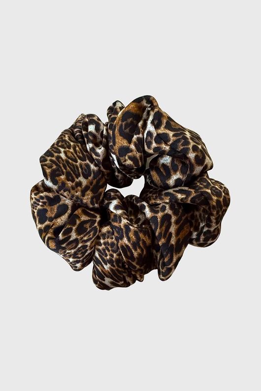 gumki do włosów Gumka do włosów panterka Scrunchie Medium Georgina
