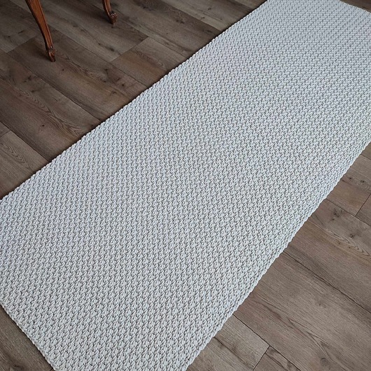 dywany Dywan prostokątny ze sznurka bawełnianego 90cmx220cm