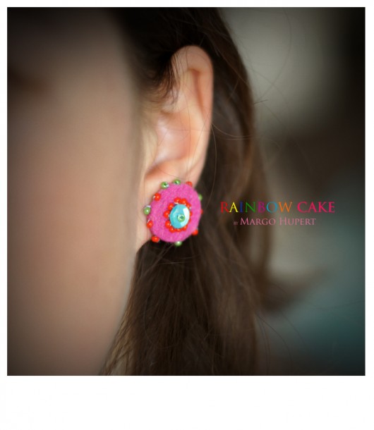  RainbowCake - pink sztyfty FlowerFelt Design