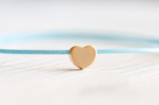 Simple heart na błękitnym Lills