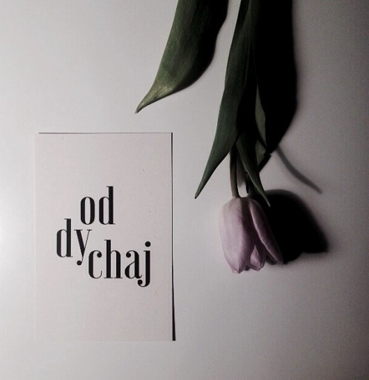 Kartka ODDYCHAJ beleco