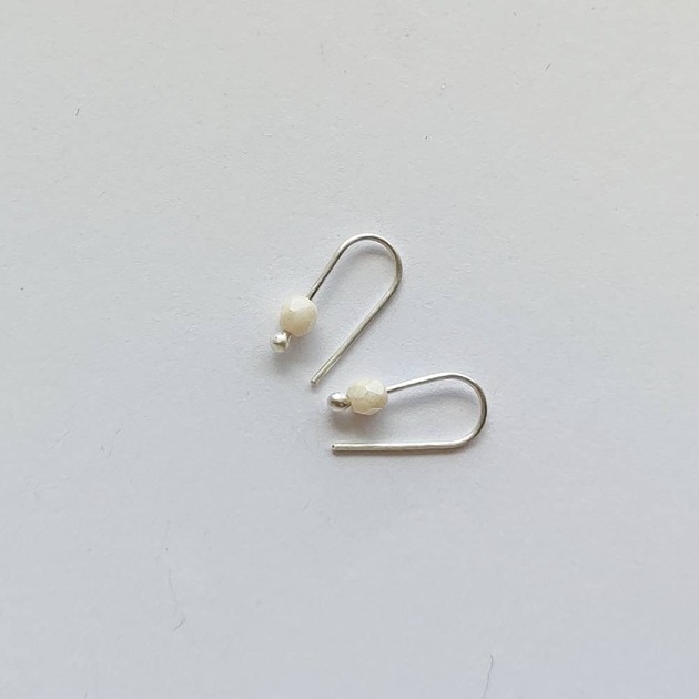 kolczyki z kamieniami Kolczyki OKRĄG