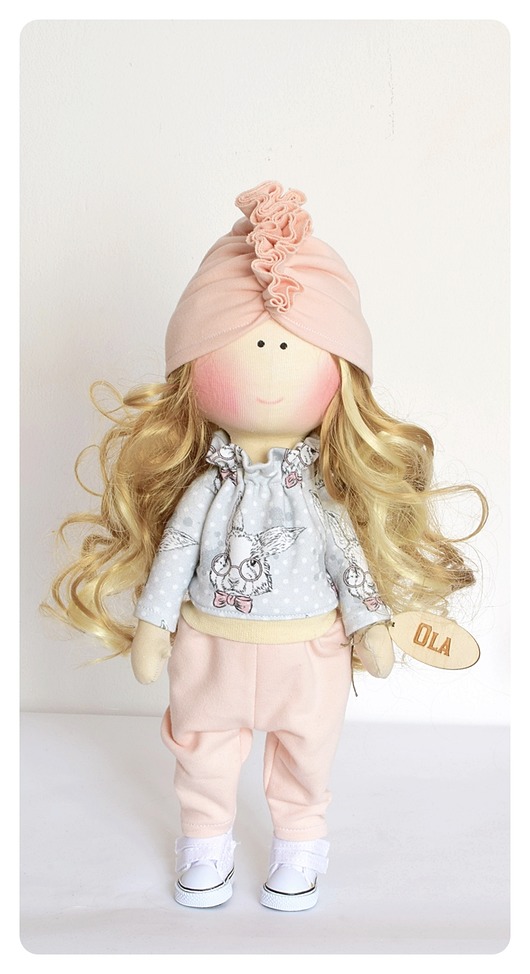 lalki Lalka handmade 37cm  dostępna od ręki