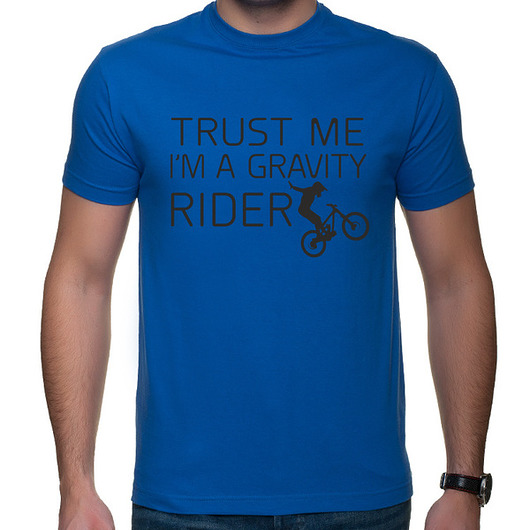 t-shirty męskie Koszulka T-SHIRT, Trust me i"m a gravity rider