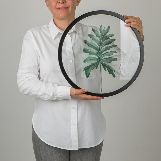 Ozdoby na ścianę Szklany obraz - Filodendron - Wall Me
