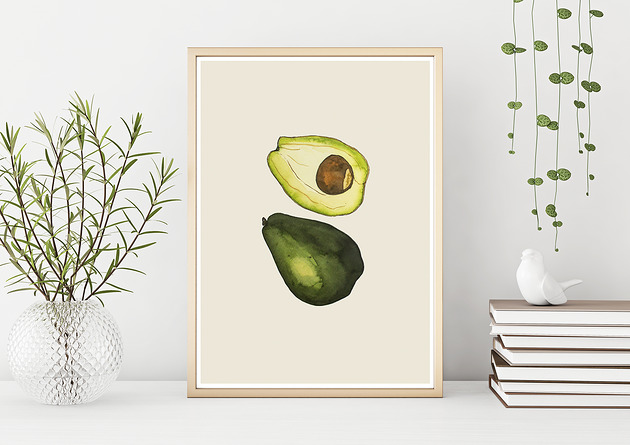 Plakat botaniczny "Awokado" Maly Wielki Design