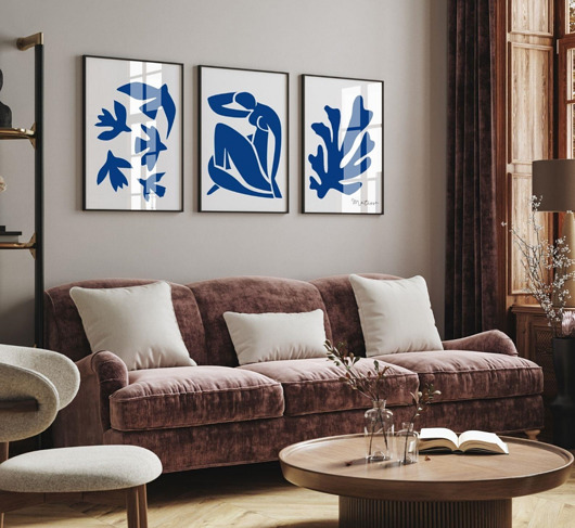 plakaty ZESTAW 3 PLAKATÓW  Matisse sztuka abstrakcyjna