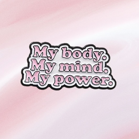 przypinki Przypinka  body&mind
