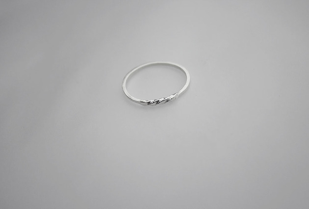 pierścionek Lily - SILVER maksi.miuk Jewelry