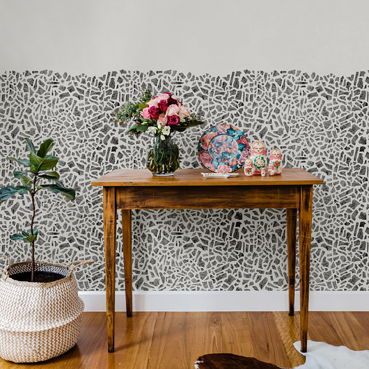 tapety i naklejki ścienne Szablon malarski wielokrotny /TIMBER TERRAZZO