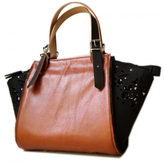 coffer glam czarny&rudy brąz PAWDECO