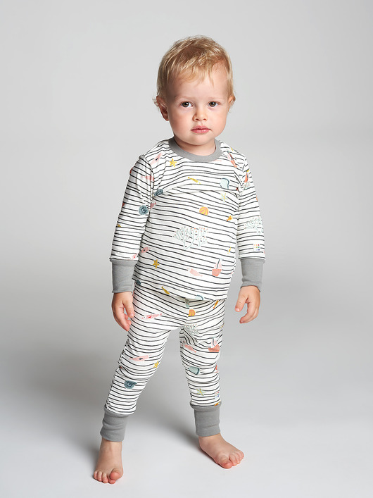 bielizna i piżamy dla chłopców PIŻAMA DLA DZIECI - Cisza na morzu - ORGANIC