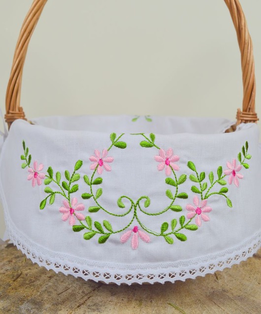 koszyki wielkanocne Serwetka do koszyka WIĄZANA mała BUKSZPAN II