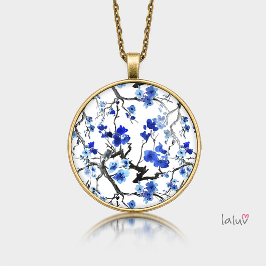 Medalion okrągły BLUE laluv