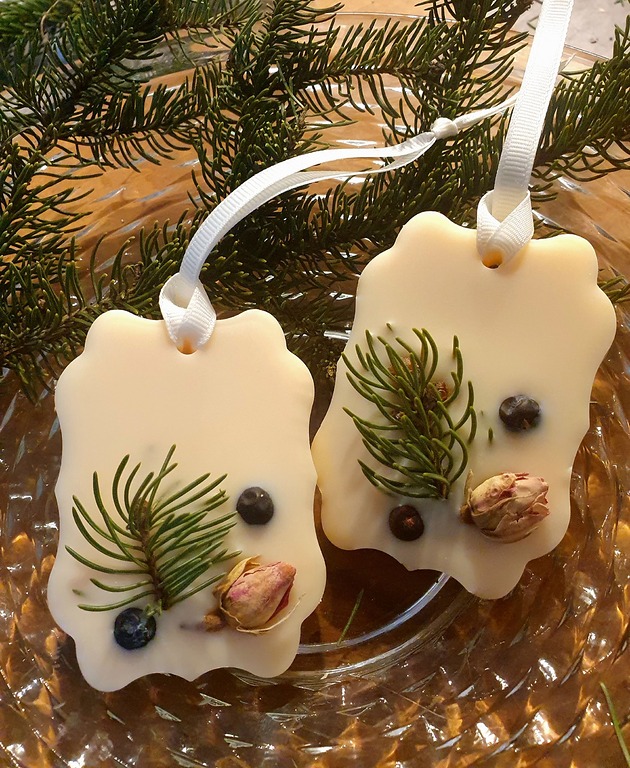 zapachy - inne Zestaw dwóch zawieszek zapachowych świątecznych