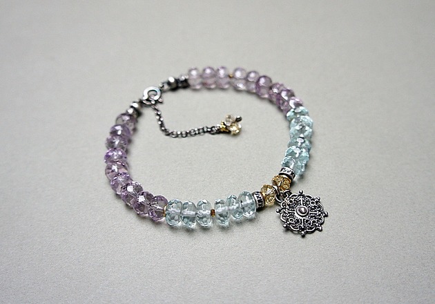 bransoletki wire wrapping Royal vol. 7/pastele/ - bransoletka