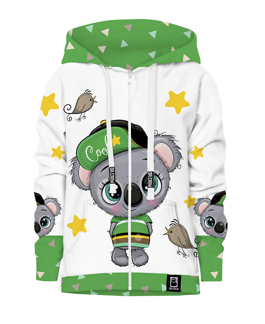 bluzy dla chłopców Bluza Zamek Chłopiec DR.CROW Cute Coala