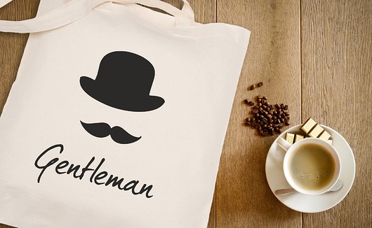 Torba bawełniana - Gentelman AllbagAllprints