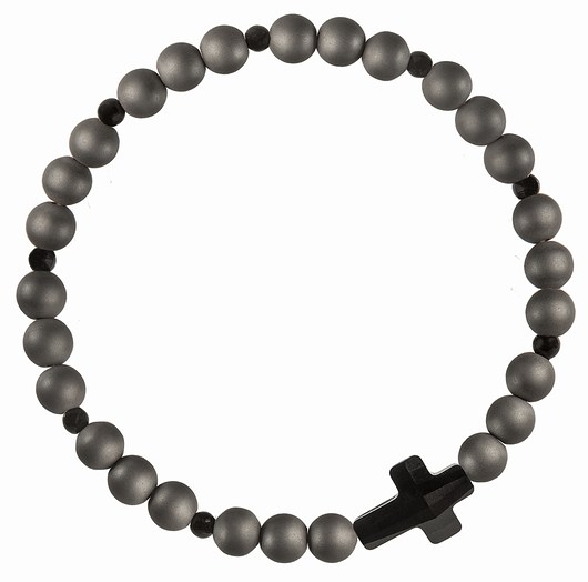 Męska bransoletka onyksy, kryształ SWAROVSKI Coccola JEWELLERY