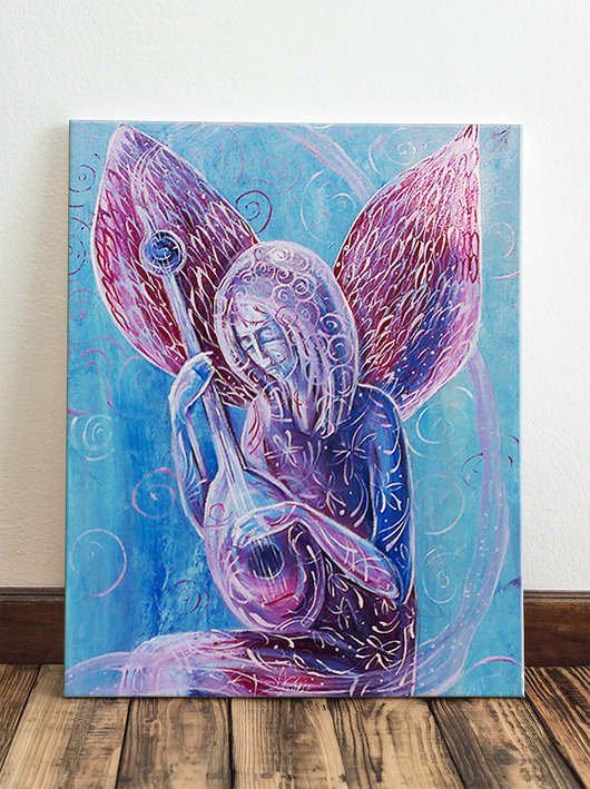 obrazy Anioł zapomnianych pieśni. Giclee