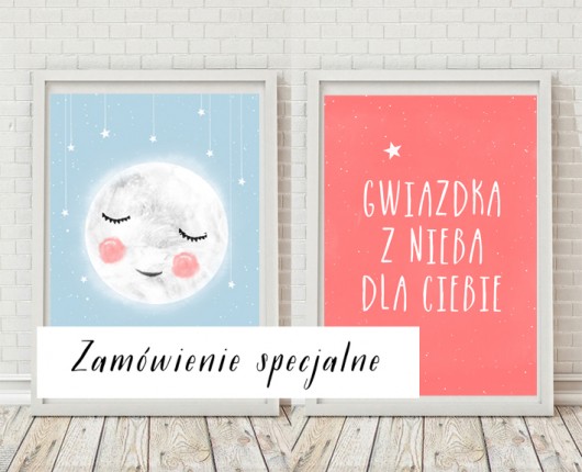 2 ilustracje 30x40 cm Anita Tomala