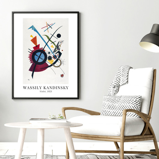 plakaty Plakat reprodukcja Wassily Kandinsky 'Violet' z 1923 r.