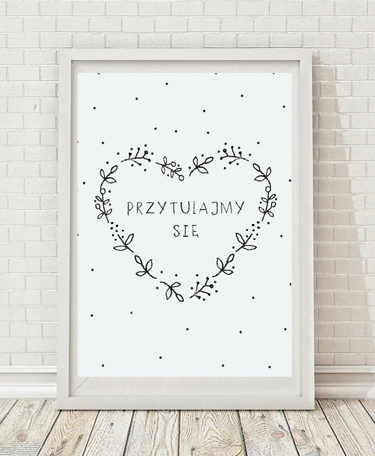 Plakat Przytulajmy A3 Milo Mi
