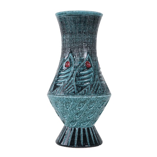 wazony Wazon ceramiczny Fat Lava, niemiecki design, lata 60, produkcja: West Germany