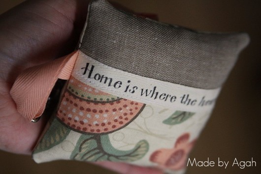 Brelok  &quot;Home Is Where The Heart Is&quot; made by agah