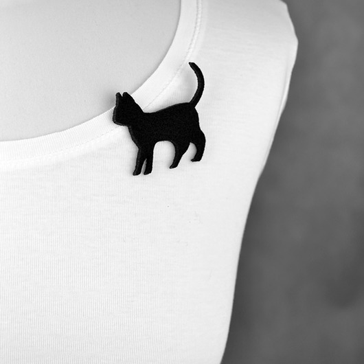 FeltCat 3 felt label