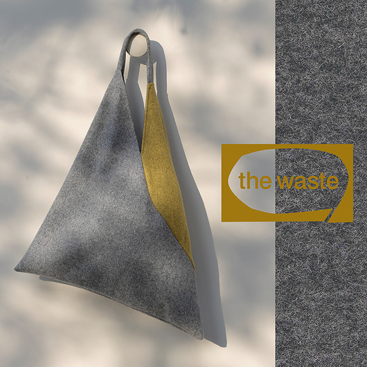 torby na ramię Asymetryczna torba SHOPPER - OPAL zero-waste