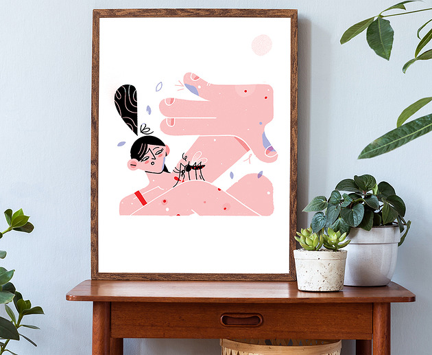 grafiki i ilustracje Mosquito