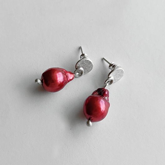 kolczyki z kamieniami Kolczyki OKRĄG