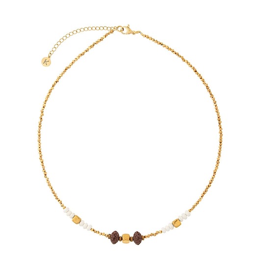 chokery Naszyjnik Boho Chic z Marbelii - Złote