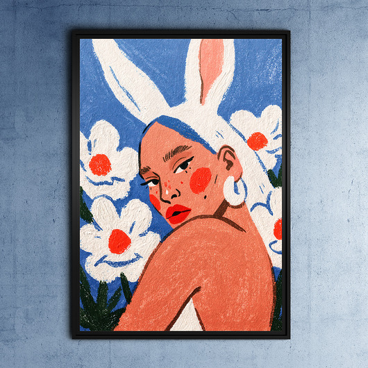 plakaty Króliczek - grafika na plakacie
